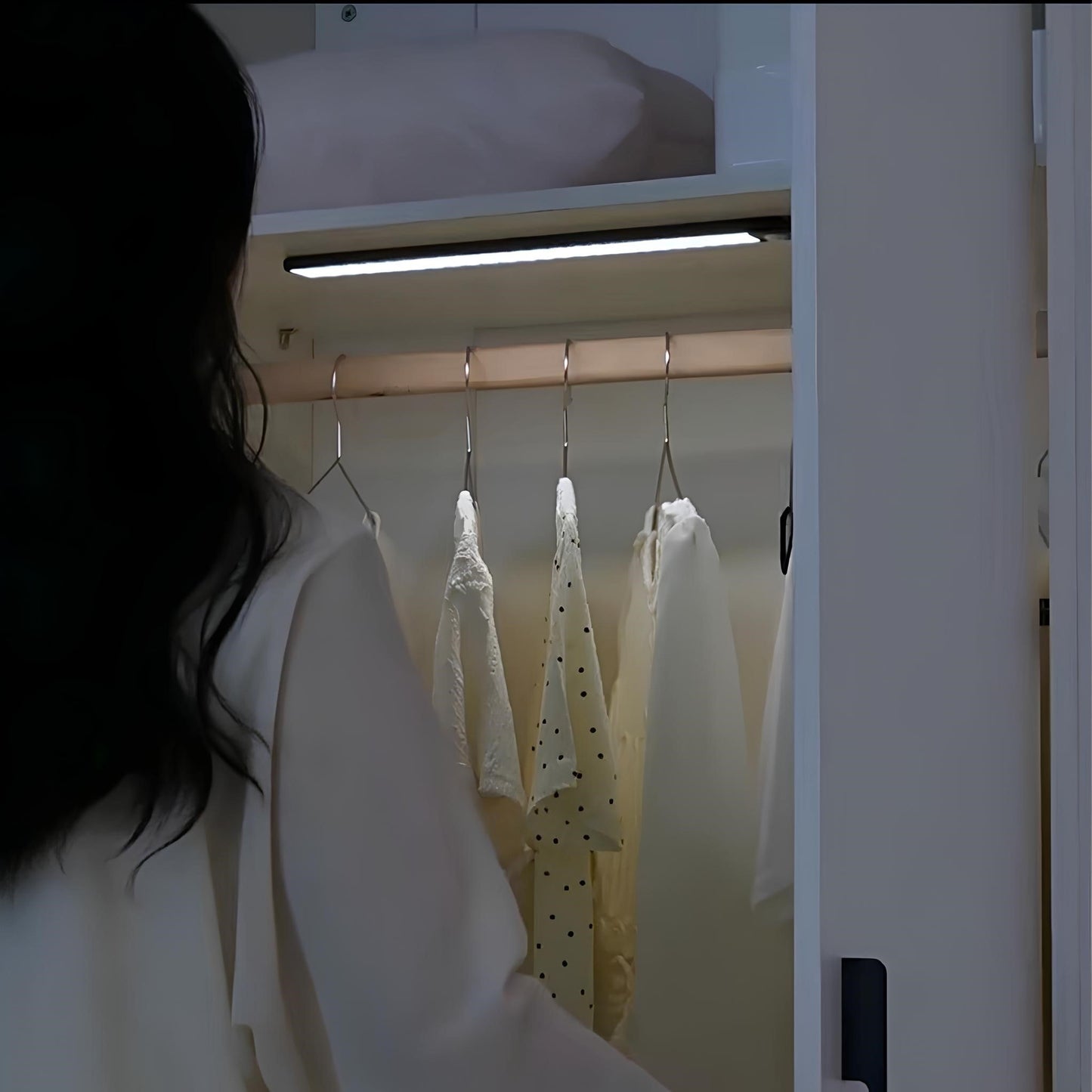 EasyStick Motion Sensor Light Bar - Rechargeable LED, Magnetic Mount