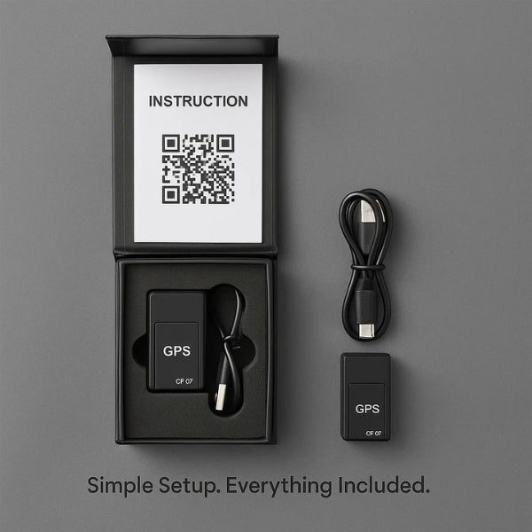 Bike GPS Tracker - Compact, Secure Mount with Real-Time Tracking