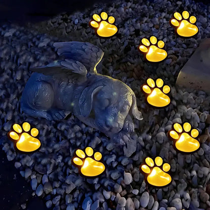 PawGlow Solar Path Lights - Auto On/Off, Waterproof Stakes