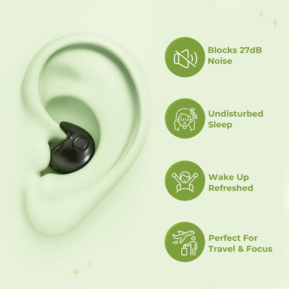 Sleep Headphones - Sleep Earbuds for Side Sleepers & Sound Reduction