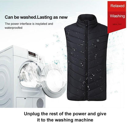 Outdoor Heated Vest with Adjustable Heat Levels