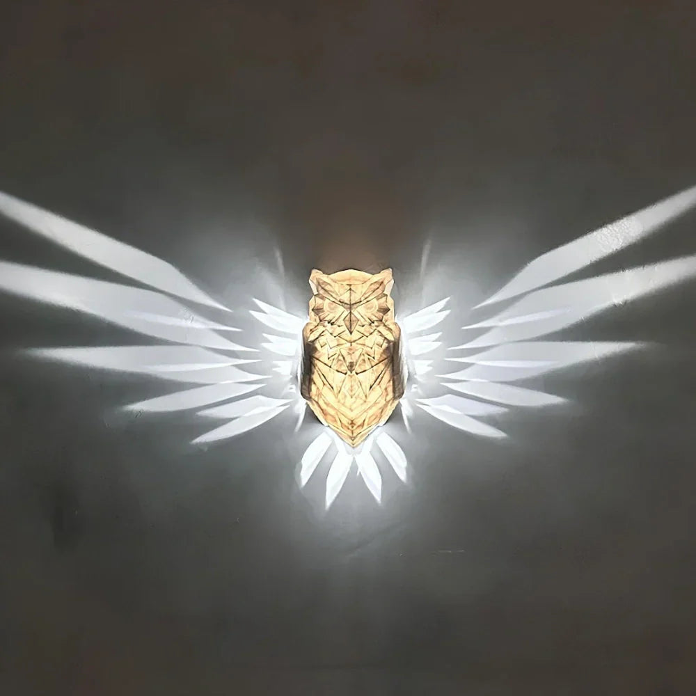 Luminous Wings Wall Sconce - LED Wing Projection Light