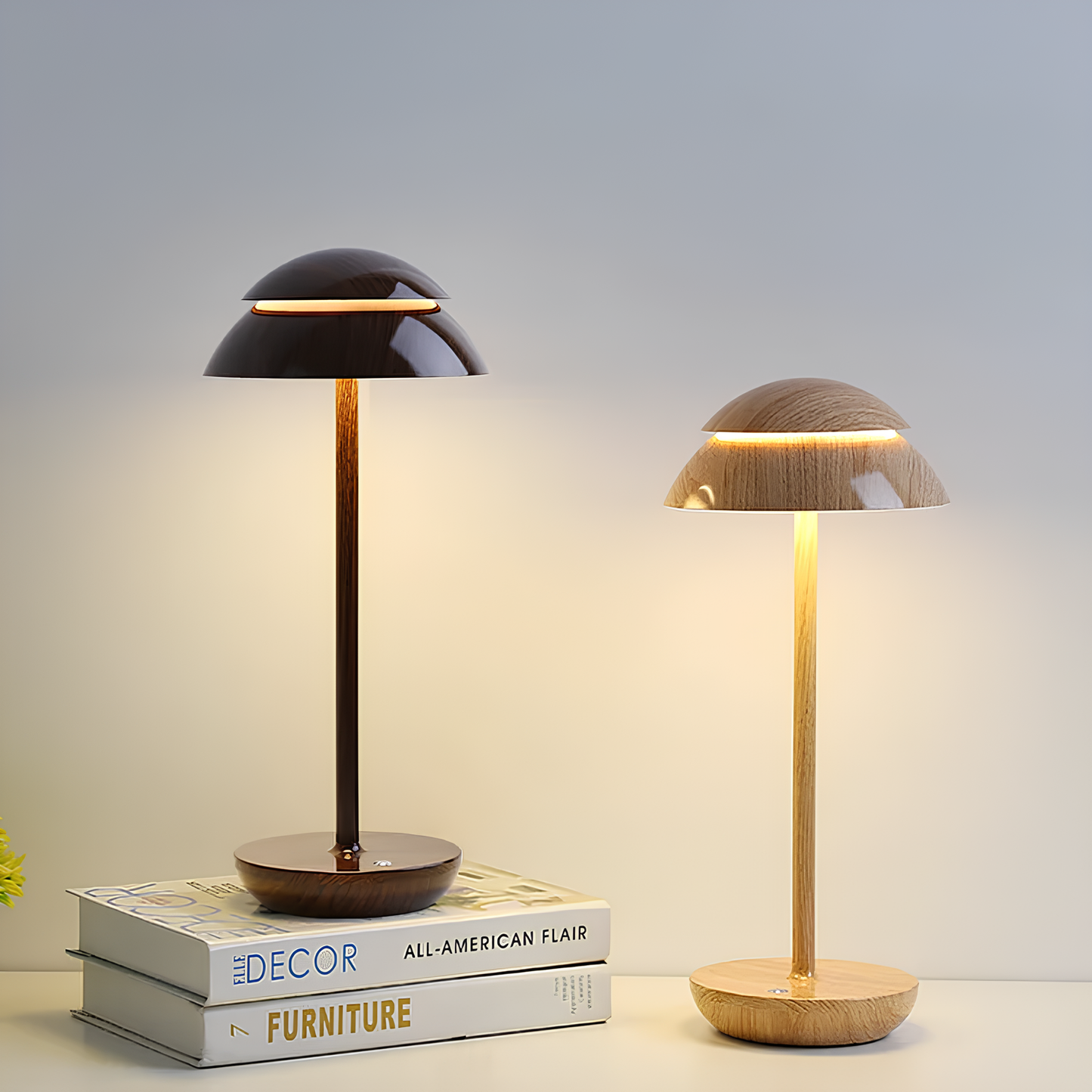 Luminous Prestige Table Lamp - Rechargeable LED, Nordic Minimalist