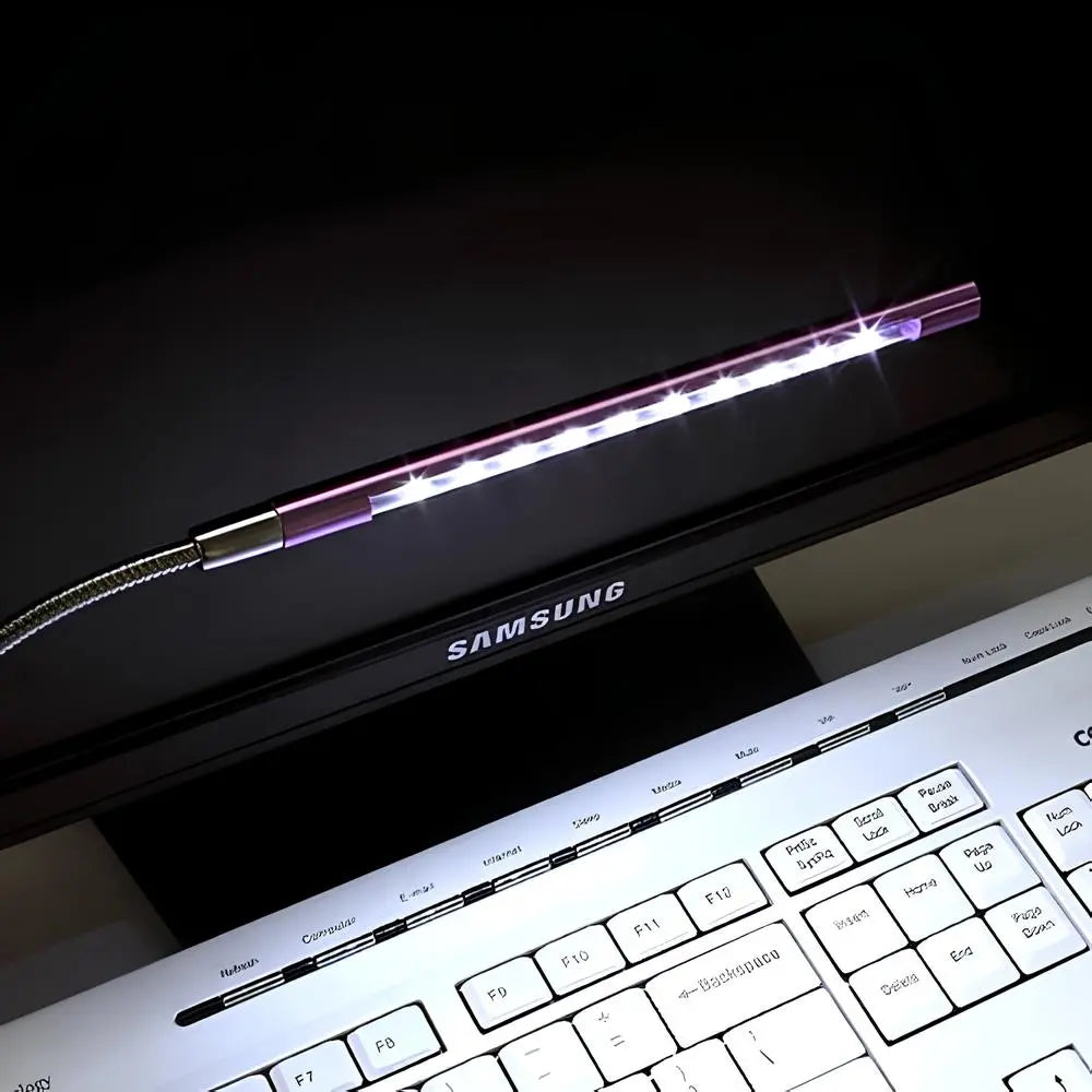 USB Keyboard Light - Flexible Gooseneck LED, Dimmable