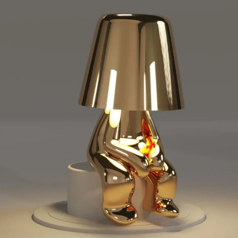 RayDudes Figurine Lamp - Dimmable LED, Cordless & Portable