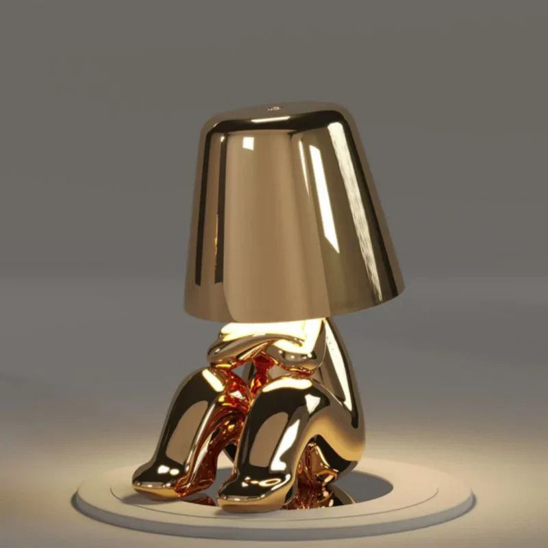RayDudes Figurine Lamp - Dimmable LED, Cordless & Portable