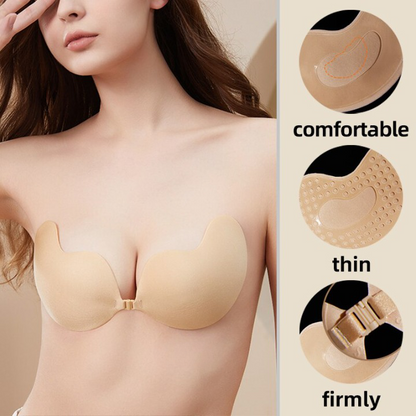 Lifted Reusable Pushup Strapless Sticky Bra