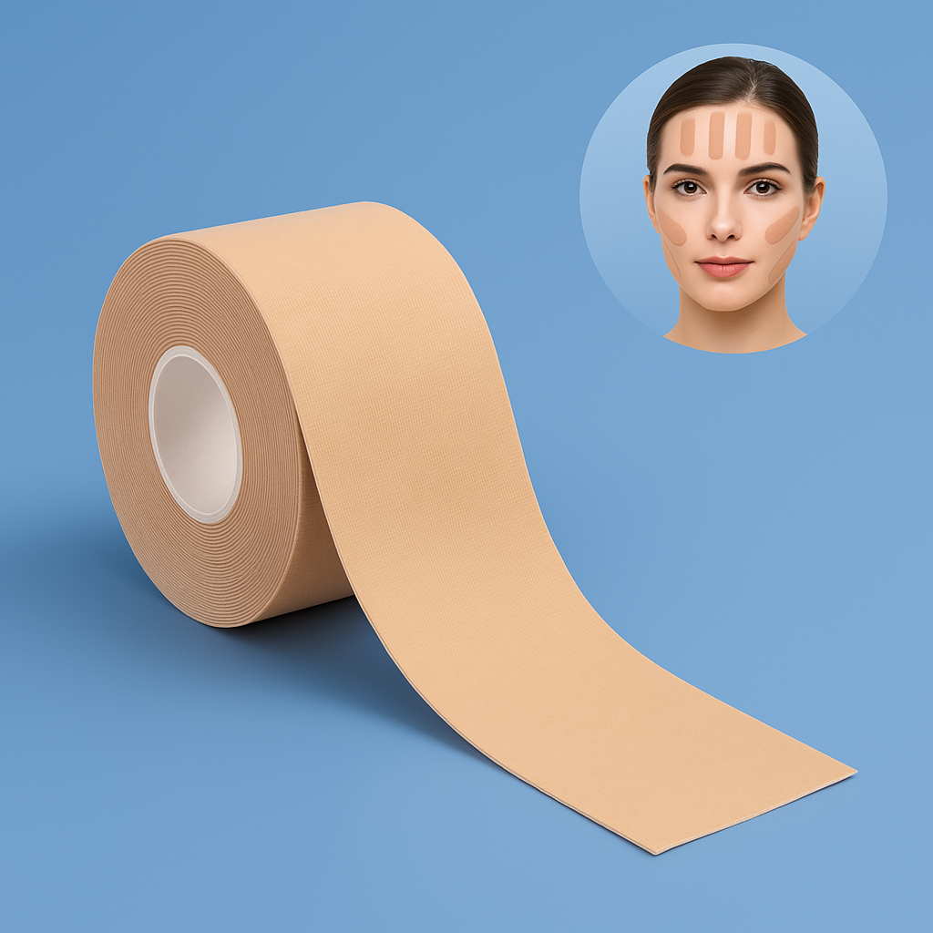 Kinesiology Face & Neck Tape - Skin-Lifting Support Tape