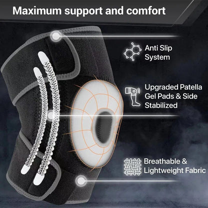 FlexiKnee Plus Size Adjustable Knee Brace Compression