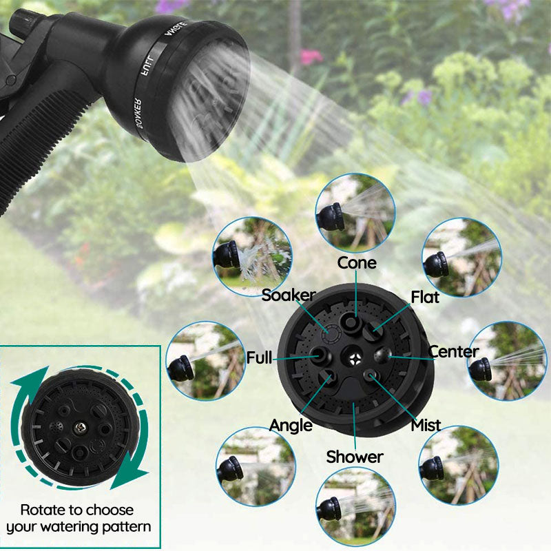 Expandable Garden Water Hose (7.6m–22.9m) – Leakproof & Tangle-Free Design