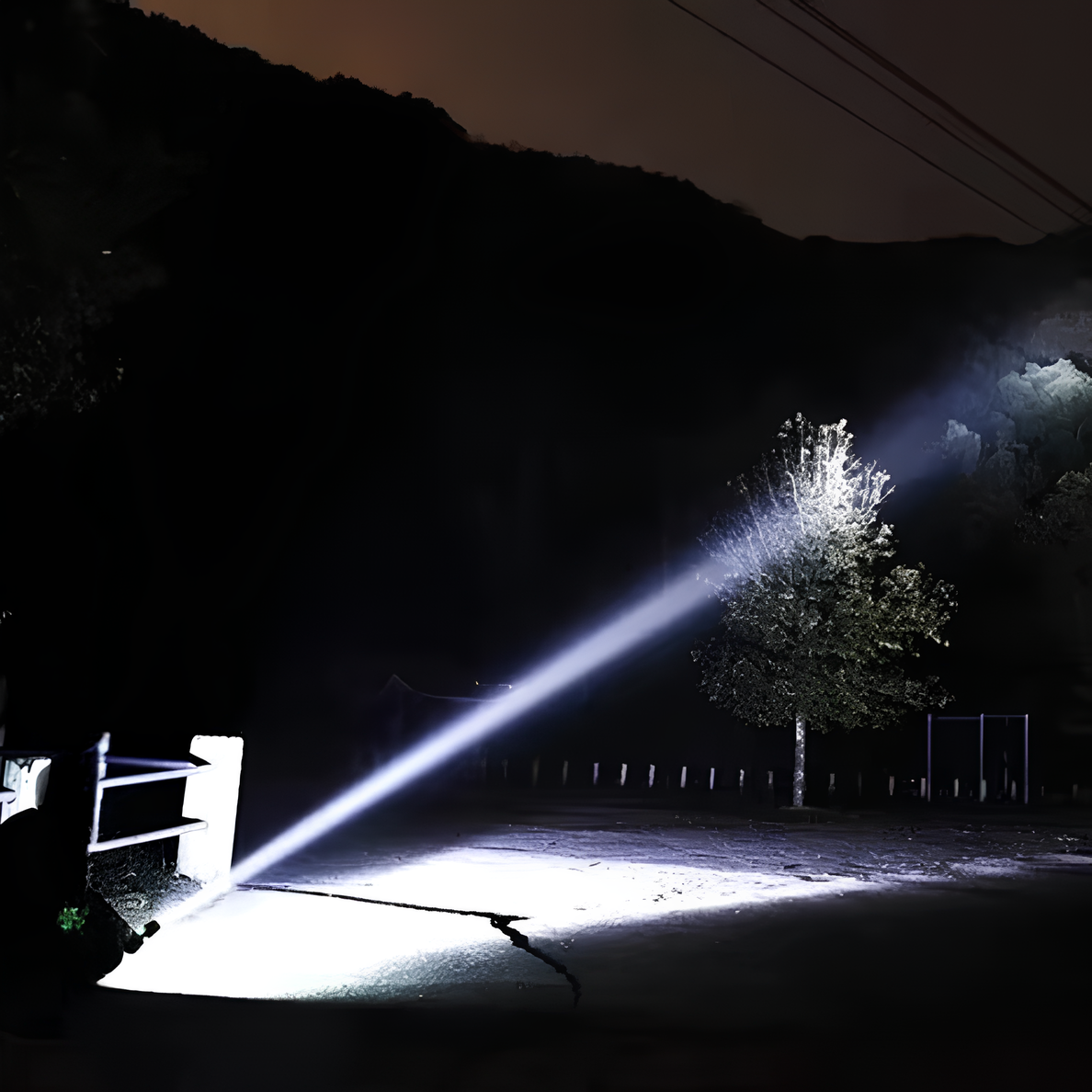 BeamMax LED Flashlight - High Lumen, Zoomable, Rechargeable