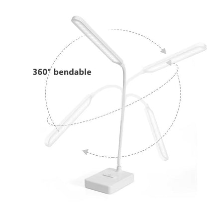 FlexiLight Desk Lamp - Flexible Arm LED, Dimmable