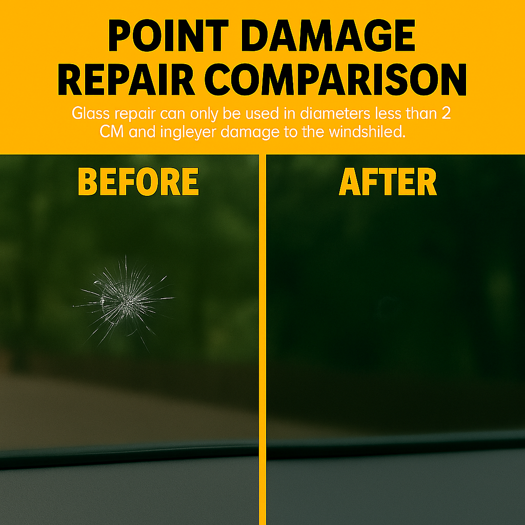 ProCrackFix Glass Repair Fluid – DIY Windshield Restoration Kit