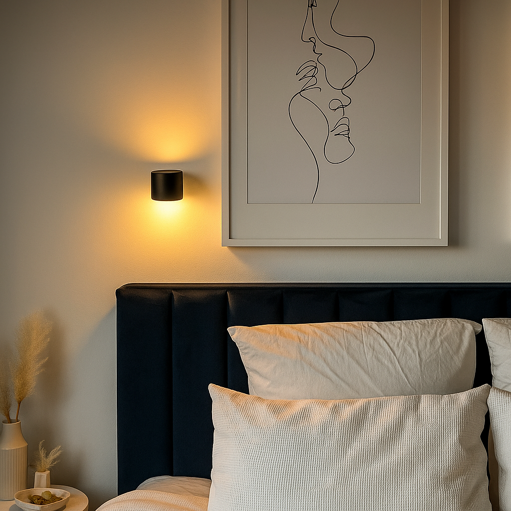 GlowMate Stick-On LED Wall Light  – No Screws or Wires, Just Stick & Glow