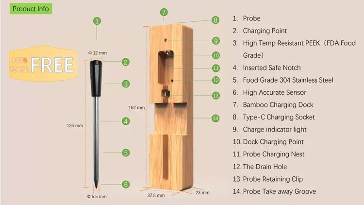 MeatIQ Wireless Meat Thermometer