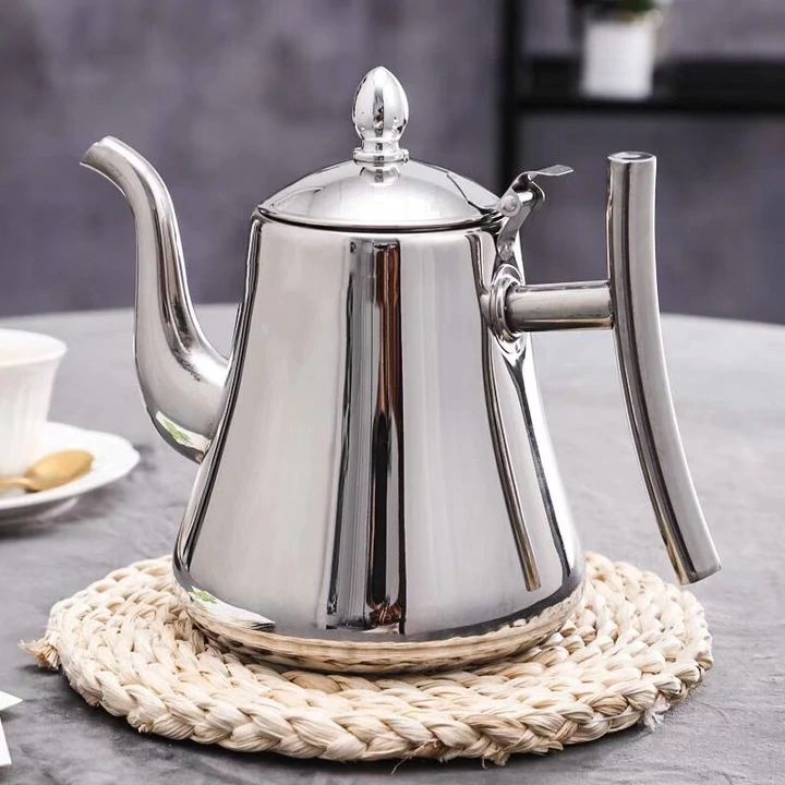 Induction Kettle With Filter - Sustainable Stainless Steel Teapot
