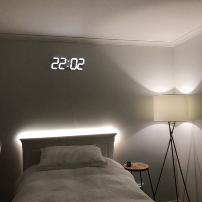 3D Modern LED Digital Wall Clock - Stylish Wall Decor