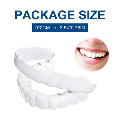 Instant Smile Cosmetic Teeth Set - Top & Bottom Veneer Look