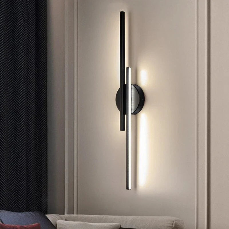 Harmony Ambience Sconce - Modern LED Bar & Disc, Dimmable