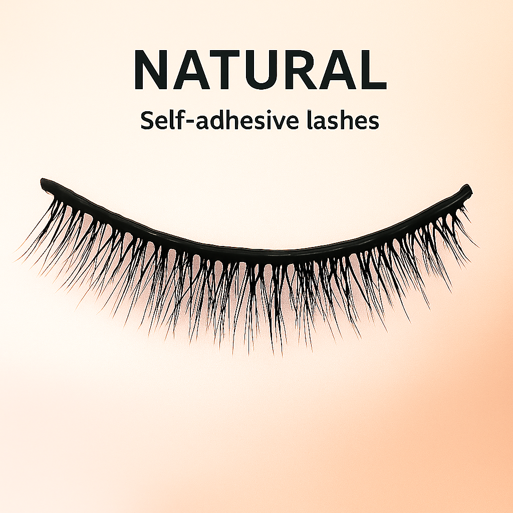LashFlow Reusable 3s Stick-On Eyelashes – Natural Look, Zero Glue