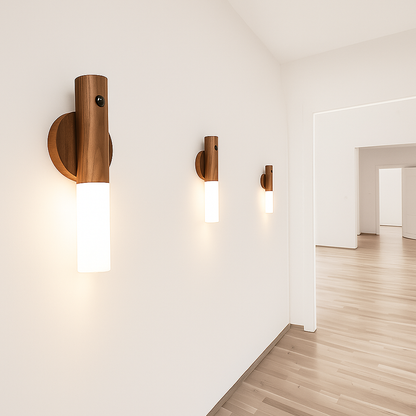 LumiSense Motion Sensor Wall Light – Rechargeable & Stick-On