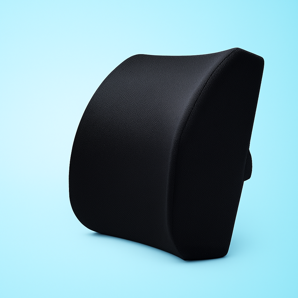 ErgoComfort Memory Foam Seat Cushion - Sciatica & Back Pain Relief