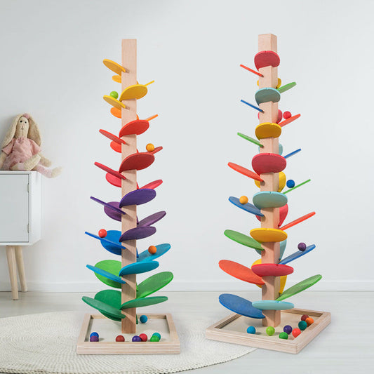Montessori Wooden Wobble Tower: Fun and Development