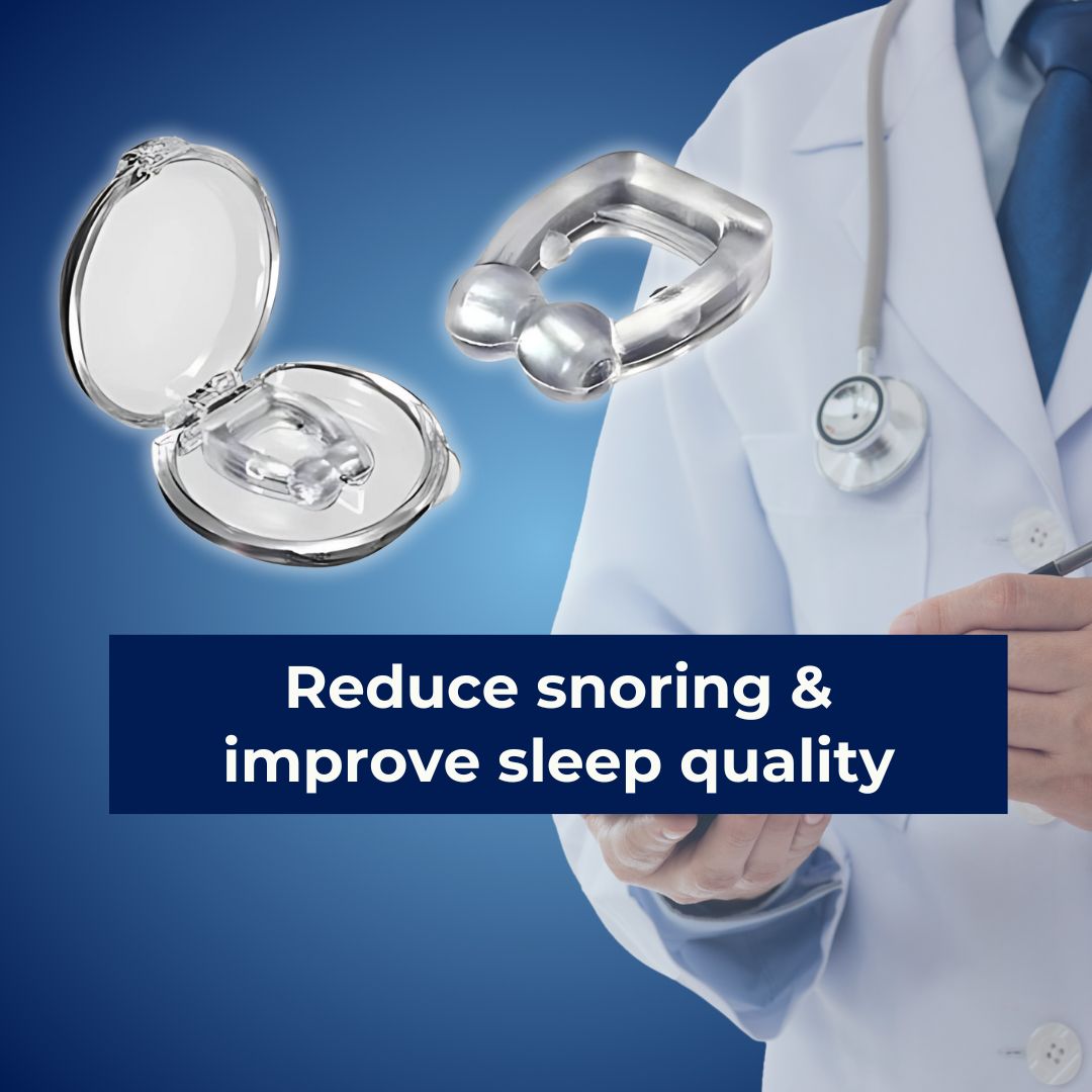 NightBreeze Magnetic Anti-Snoring Nose Clip - Support for Quieter Sleep
