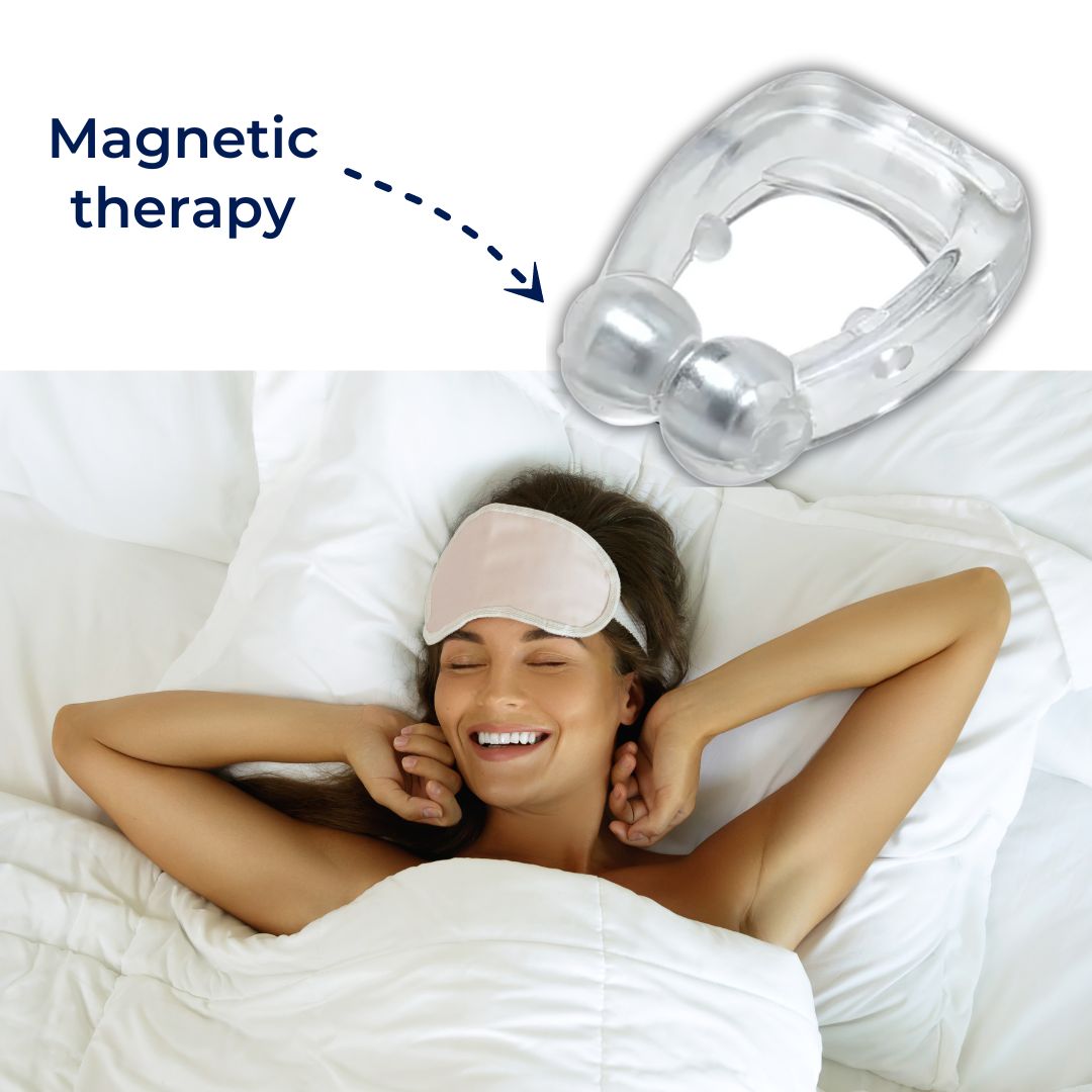 NightBreeze Magnetic Anti-Snoring Nose Clip - Support for Quieter Sleep