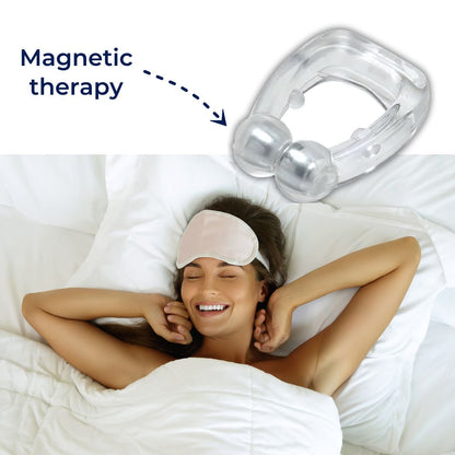 NightBreeze Magnetic Anti-Snoring Nose Clip - Support for Quieter Sleep