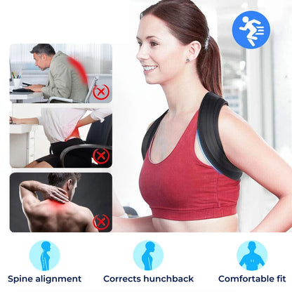 PerfectAlign Back Brace Posture Corrector Support - Adjustable