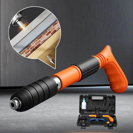 PowerX Pneumatic Air Nailer Gun – Heavy-Duty Brad/Finish Nailer