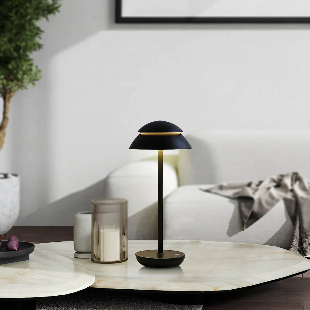 Luminous Prestige Table Lamp - Rechargeable LED, Nordic Minimalist
