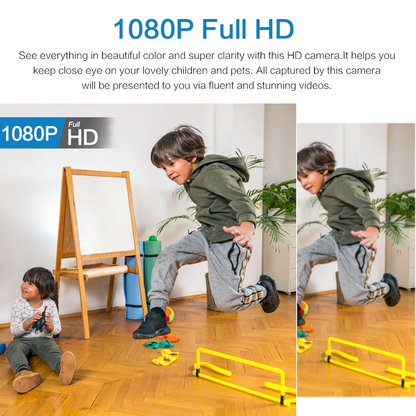 Waterproof HD Mini Camera With Night Vision and Wide Angle Lens WiFi 1080P