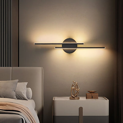 Harmony Ambience Sconce - Modern LED Bar & Disc, Dimmable