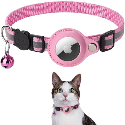 PawLocator Cat Tracking Collar - AirTag Compatible with GPS Holder