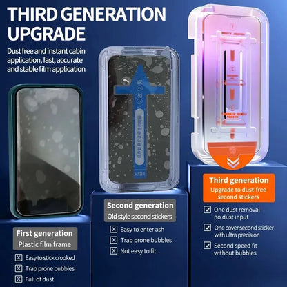 ShieldView Glass Screen Protector – Easy Self-Install, Privacy Screen for Phones