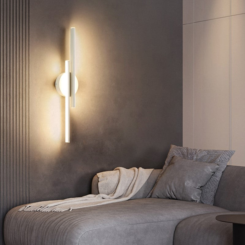 Harmony Ambience Sconce - Modern LED Bar & Disc, Dimmable