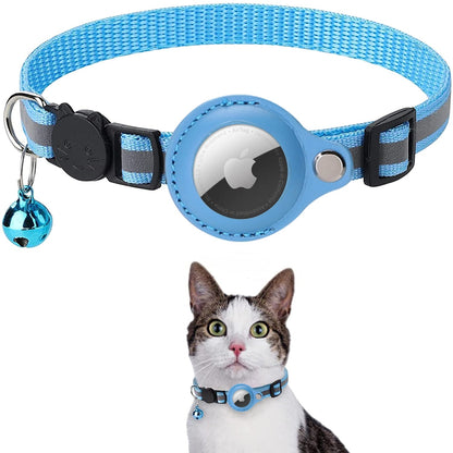 PawLocator Cat Tracking Collar - AirTag Compatible with GPS Holder