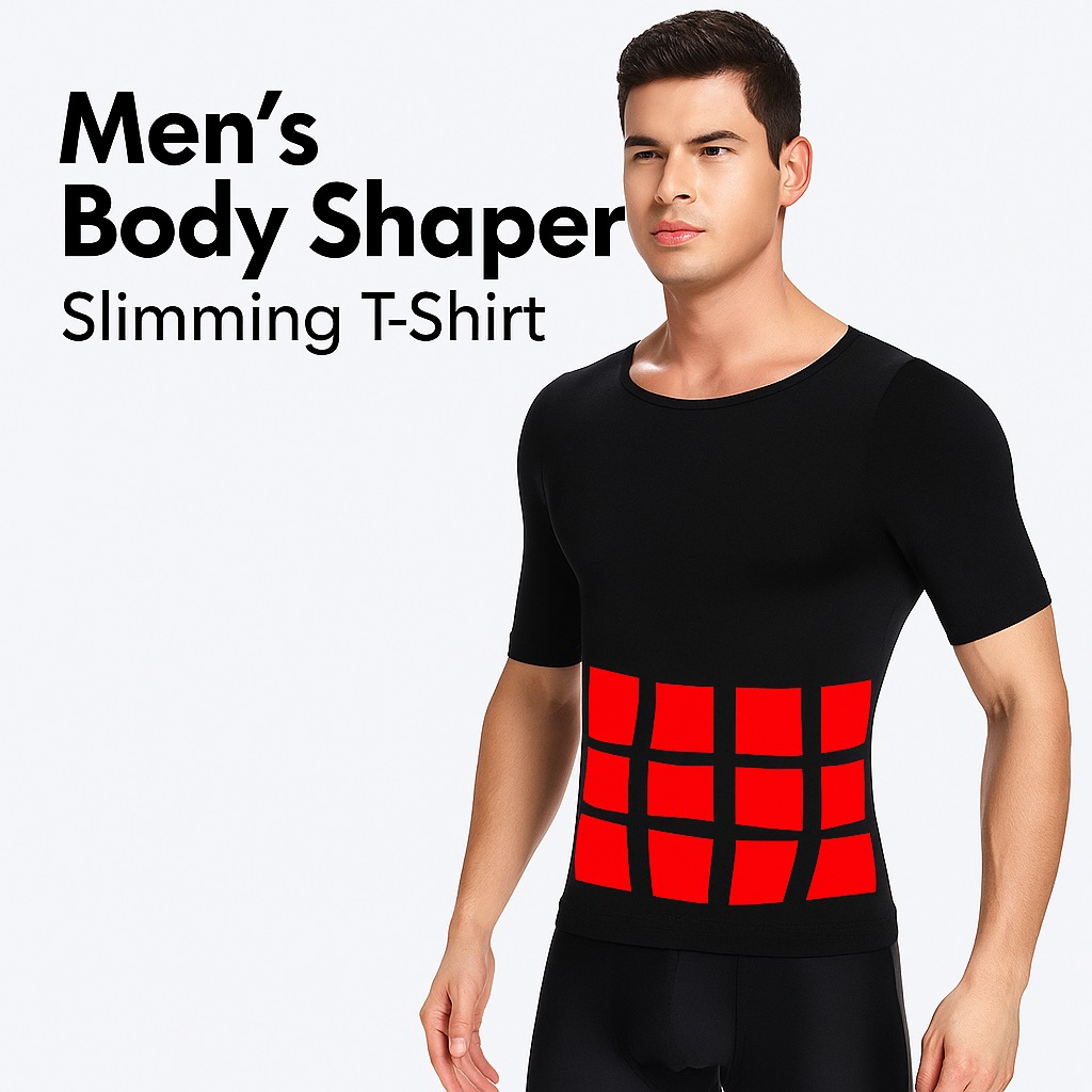 SculptMen Men's Body Shaper Slimming T-Shirt