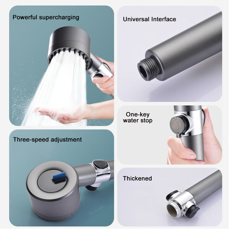 PowerFlow High Pressure Showerhead | Boosts Water Pressure