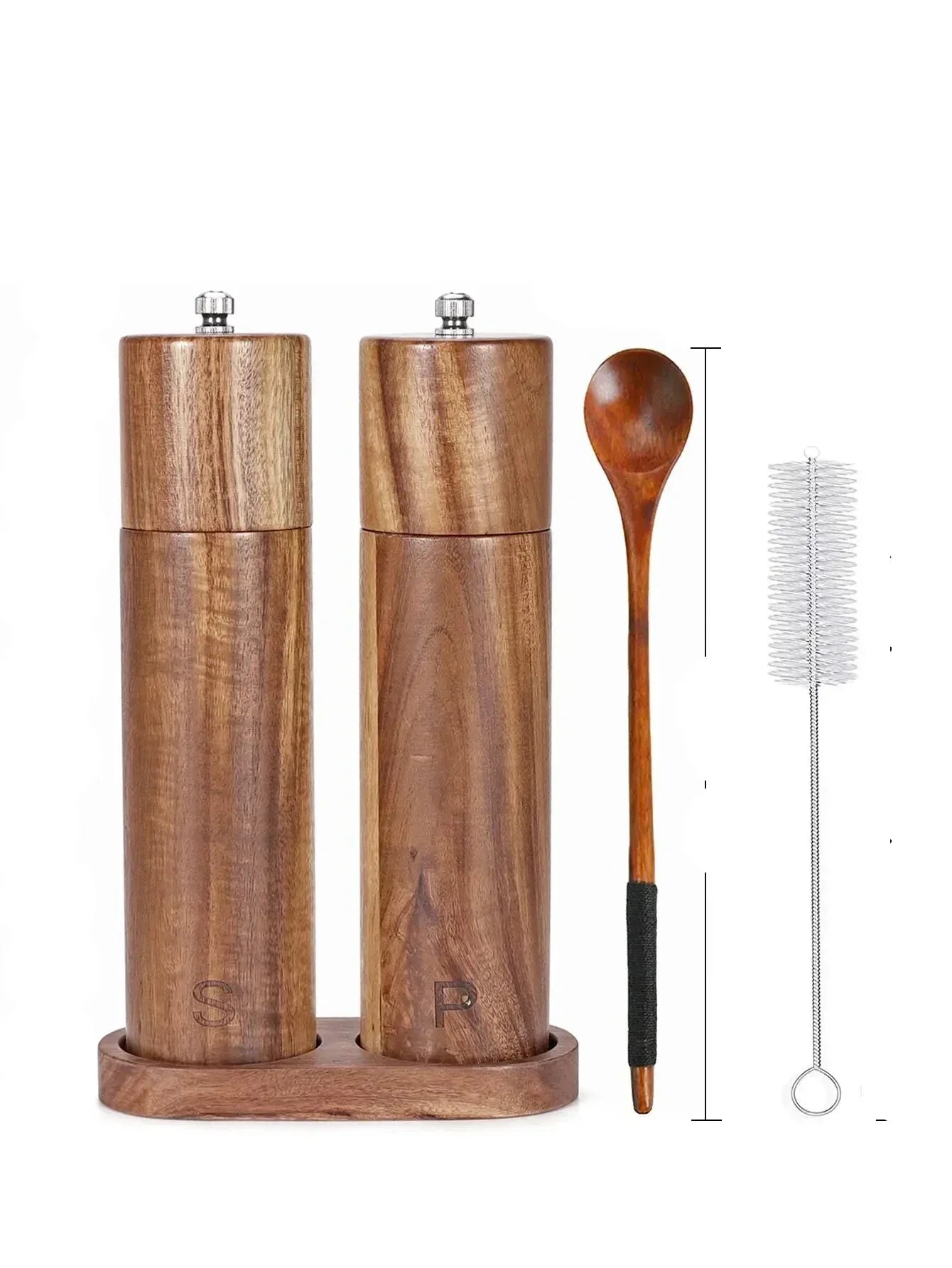Luxury Wooden Pepper and Salt Mill Set