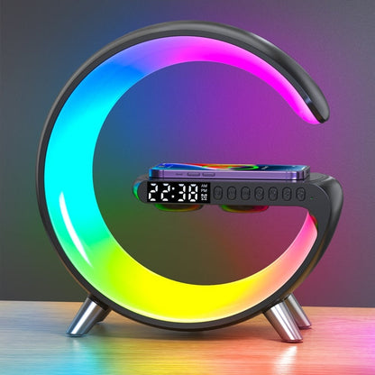 Wireless Charger Clock Speaker - RGB Ambient Light