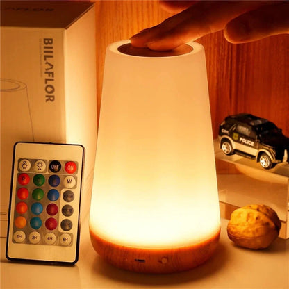 Magic Touch Night Light - RGB LED, Touch & Remote Dimmable