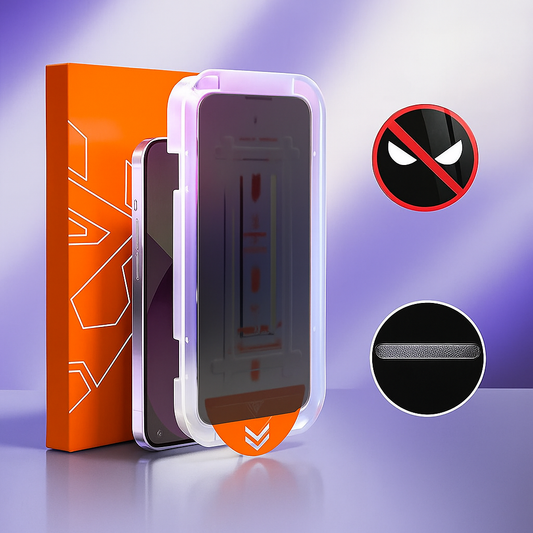 ShieldView Glass Screen Protector – Easy Self-Install, Privacy Screen for Phones