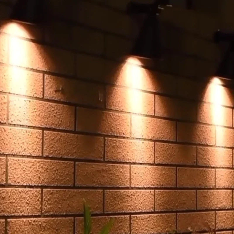 Solar Powered Garden Spotlight - RGB Modes, Wall/Stake Mount
