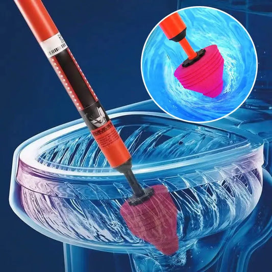 TurboFlush Toilet Plunger - Drain Blaster for Sink, Toilet & Shower Clogs