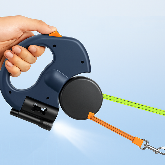 TwistFree Duo Retractable Leash for One or Two Dogs