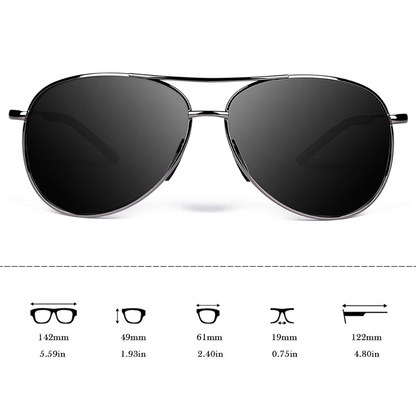 Solix Premium Polarized Sunglasses Aviator