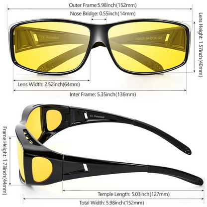 Polarized Riding Glasses for Night Driving